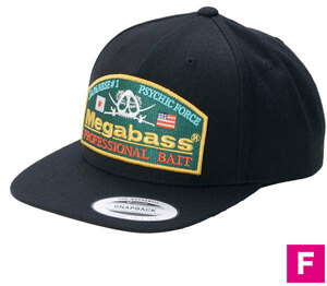 メガバス PSYCHIC SNAPBACK BLACK/GREEN