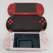 サ)[ジャンク] SONY ソニー PSP-3000 PSP-2000 プレイステーションポータブル 3台まとめセット 携帯ゲー厶機 本体 動作確認済 管理Y_画像1