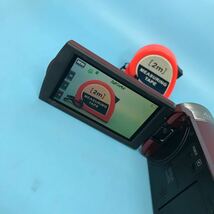 サ)SONY ソニー デジタルビデオ カメラ HDR-CX180 レッド 2011年製　ハンディカム　管理M_画像7