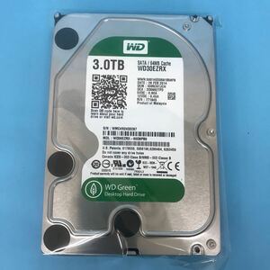 サ)中古品 フォーマット済み　WD western digital 3.0TB SATA HDD WD30EZRX 3.5インチ 使用時間146時間 管理M