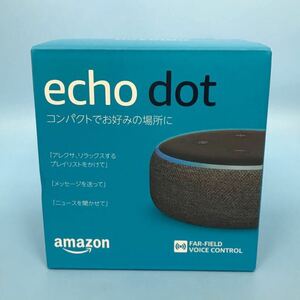 サ) [未使用] Amazon Echo Dot アマゾン エコードット 本体 スマートスピーカー with Alexa 第３世代管理M