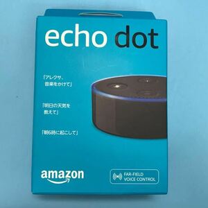 サ) [未使用]Amazon Echo dot アマゾン エコードット 第二世代 スマートスピーカー with Alexa ブラック 管理M