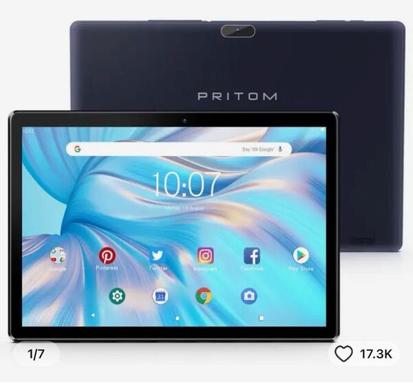 Pritom-Android 10 Tablet,2GB wifi,8.0インチ　タブレット