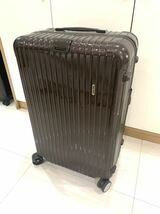 中古良品 RIMOWA/リモワ スーツケース SALSA/サルサ 4輪 TSAロック 82L キャリーケース ブラウン ユナイテッドアローズ購入品_画像1