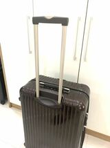 中古良品 RIMOWA/リモワ スーツケース SALSA/サルサ 4輪 TSAロック 82L キャリーケース ブラウン ユナイテッドアローズ購入品_画像6