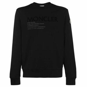 ★定価 92,400円★ 最新作 MONCLER スウェット Ｌ　モンクレール トレーナー ロゴ ワッペン 長袖 MAGLIA 国内正規品 完売品 入手困難