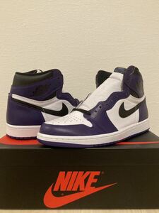 【新品・海外正規品】NIKE AIR JORDAN 1 RETRO HIGH OG Court Purple US10 (28cm) ナイキ ジョーダン コートパープル 紫