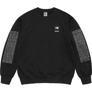 新品未開封 Supreme The North Face Crewneck Black 24SS 黒 ノースフェイス クルーネック トレーナー