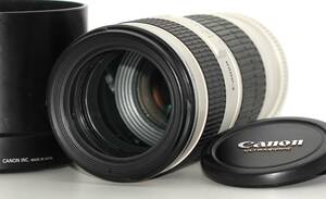 ★極上品★ CANON キヤノン EF 70-200mm F4L USM 前後キャップフード付属 #C446