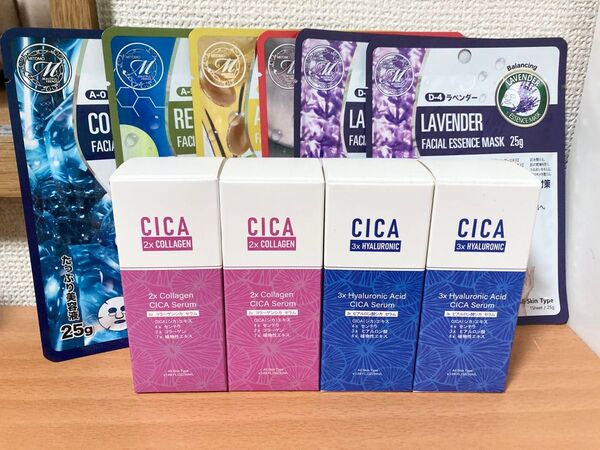 MITOMO CICA シカ コラーゲン ヒアルロン酸 フェイスパック