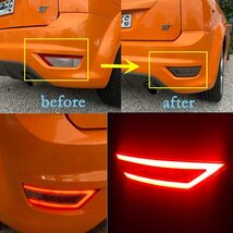 フォード フォーカス ハッチバック LED リア バンパー ライト ウインカー フォグ ランプ エスケープ クーガ ドレスアップ 外装 カスタム_画像2