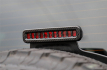 ジープ ラングラー JL ハイ ブレーキ ライト ランプ カバー ABS カーボンファイバー エクステリア 外装 パーツ アクセサリー_画像3