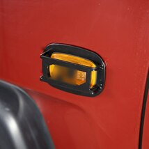 トヨタ FJクルーザー 2007-2021 ウインカー ランプ ライト カバー トリム ステッカー アクセサリー エクステリア 外装 カスタム_画像7