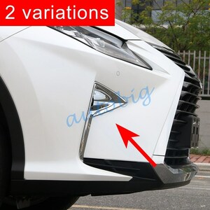  Lexus RX350 RX450h AL20 2016-2020 front foglamp light cover molding chrome exterior parts accessory 