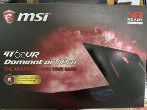 【ジャンク】 ゲーミングノートパソコン VR対応 MSI GT62VR 6RE Dominator Pro 32GB NVIDIA GTX1070 Intel Core i7-6700HQ