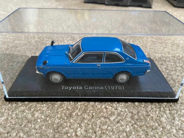 Hachetteアシェット 国産名車コレクション 1/43 トヨタ カリーナ Toyota Carina 1970年