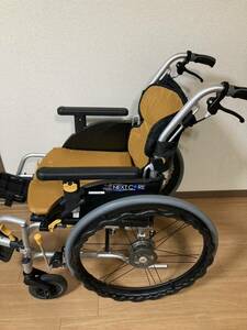 車椅子 NEXT CORE 荷重100kg MATSUNAGA ／自走式 介護用品 折りたたみ 車いす 