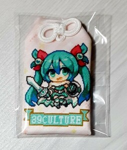 ■新品未開封■ 初音ミク 39culture 2021 RETRO お守り風チャーム (世界平和) ／ 渋谷ロフト 御守り