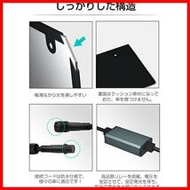 【先着順！残り１つ】 ★2枚セット★ 字光式LEDナンバープレート POOPEE 全面発光 超高輝度 極薄8mm 12V 24V兼用 ledナンバーフレーム_画像5