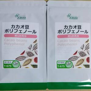 【36%OFF】リプサ カカオ豆ポリフェノール 約2ヶ月分 ※送料無料（追跡可） ビタミン ミネラル オメガ6必須脂肪酸 サプリメント