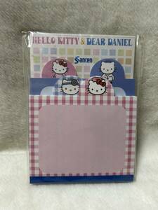 非売品　SANTEN HELLO KITTY DEAR DANIEL　参天製薬　メモ　ナース　ドクター　サンリオ　キティ　ダニエル