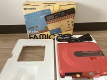 ■中古■SHARP AN500R ツインファミコン ジャンク　レッド　_画像1