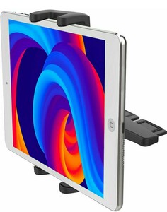 woleyi タブレットホルダー CDスロット取り付け車載ホルダー 携帯電話とタブレット両用 自動車マウントホルダー スマホスタンドカーマウン