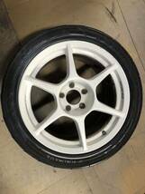 P1レーシング 17インチ 9J +17 PCD114.3/5H 255/40R17 4本セット スカイラインGTR BNR32_画像5