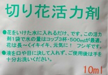 切り花延命剤 切花活力剤 活け花 パレス化学　2回分_画像2