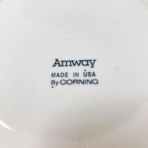 c72 Amway アムウェイ By CORNING コーニング 小皿 中皿 平皿 大皿 食器 9枚セット の画像5