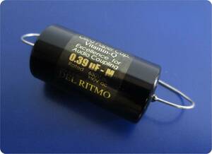 DEL RITMO/Vitamin-Q/オイルペーパーコンデンサ/Old-type/0.39uF/630VDC/4個1組