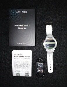 shot navi evolve pro touch ホワイト ショットナビ エボルブ プロ タッチ