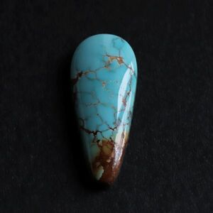 Natural Number Eight Turquoise Cab 6.8 ct