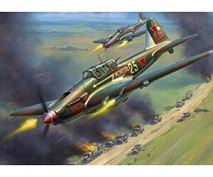 ズベズダ 1/72 第二次世界大戦 ソビエト イリューシン IL-2M 戦闘機 プラモ