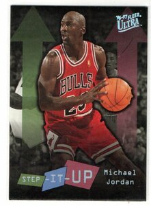 Michael Jordan 1996-97 Fleer ULTRA Step-It-Up #280