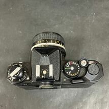 Z1246 Nikon FE ブラック 黒 NIKKOR 1:1.8 50mm マニュアルフォーカス 一眼レフカメラ レンズ付 現状 動作未確認 ジャンク_画像7