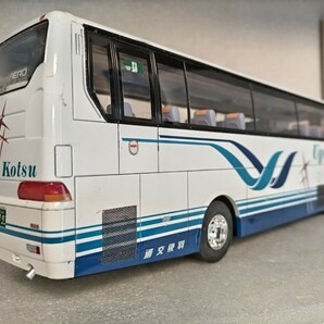アオシマ模型 1/32 羽後交通バス(三菱ふそうエアロクィーンⅠ)素人組立品の画像5