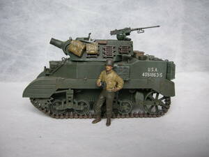 【プラモデル 完成品 1/35　WWⅡ　アメリカ軍　Ｍ８　自走榴弾砲】