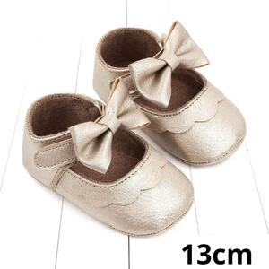 13 Gold gold baby formal shoes shoes girl soft wide width baby Kids shoes First shoes celebration of a birth baby clothes 