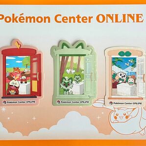 ポケモンセンター ピカチュウ賞　シール　ホゲータ、ニャオハ、モクロー