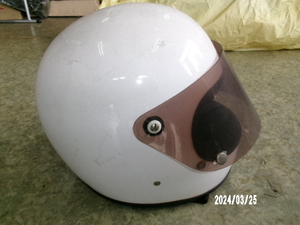 当時物　フルフェイスヘルメット　F-2B　XLサイズ　61～63cm　飯岡工業(株)社製