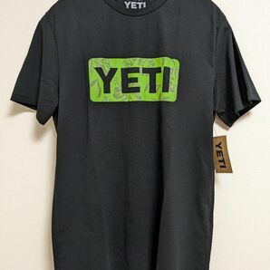 (新品) YETI T-Shirt Tシャツ/サイズ:M /色:ブラック/グリーン