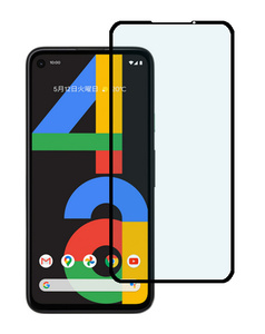 Google Pixel4a 5.81インチ 強化ガラスフィルム フルカバー Full Glue