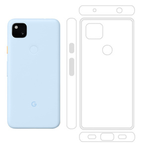 Google Pixel4a 5.81インチ 透明 ソフト TPU ケース