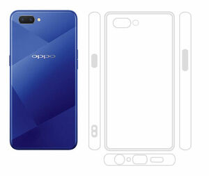 OPPO R15 Neo (A5, A3s) 透明 ソフト TPU ケース