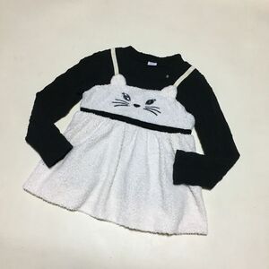 ANNA SUI mini ネコ　重ね着風　トップス キッズ 子供服 女の子