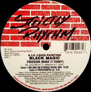 試聴あり★同梱可★Black Magic - Freedom (Make It Funky) [12”]Strictly Rhythmハウス