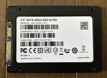 【512GB・内蔵用SSD】 ADATA SU750Series ASU750SS-512GT 2.5inch SATA SSD ※中古・ジャンク品_画像2