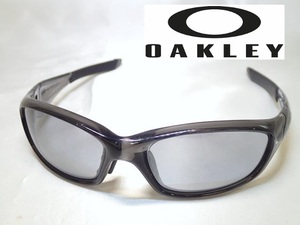 3302[A]【OAKLEY◆オークリー】straight ストレートジャケット/スポーツサングラス アイウェア/クリアブラック系/04-327J