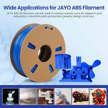 ー大特価ー JAYO ABS 3Dプリンターフィラメント 1.75ｍｍ 寸法精度 +/- 0.02mm 650g FDM 3Dプリンターに適用 ABS造形材料 （ブルー） _画像10
